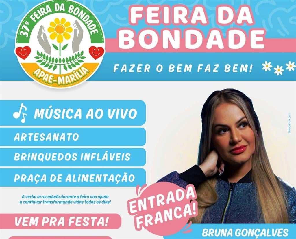 Apae de Marília promove 37ª Feira da Bondade com pacote de atrações