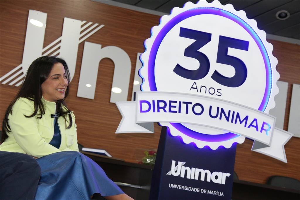 Fernanda Mesquita serva, pró-reitora de Pós-Graduação da Unimar, durante pprojeto Papo com Egresso – Divulgação