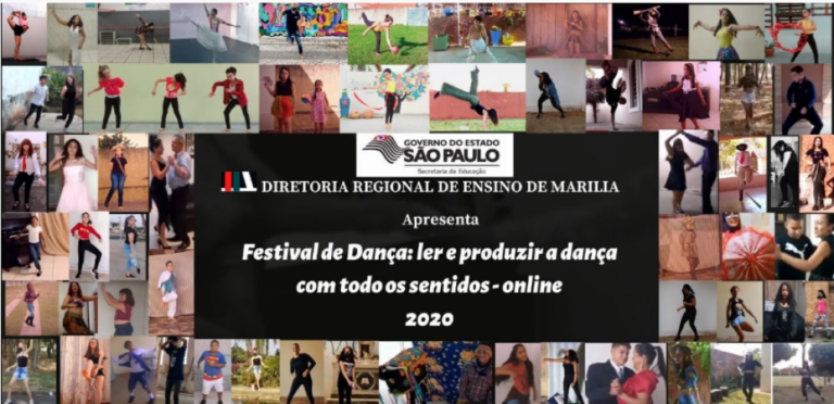 Diretoria de Ensino em Marília faz festival de dança com transmissões online