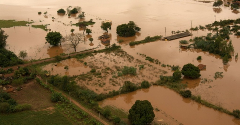Granjas do sudoeste paranaense são destruídas pela chuva