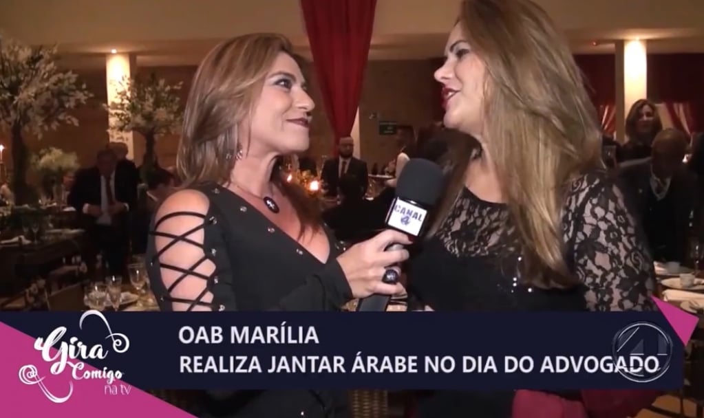 Gira Comigo na Tv no Jantar Árabe da OAB! Assista aqui na íntegra!!