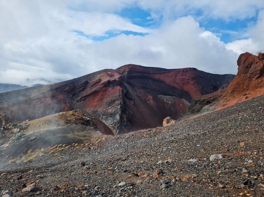 Montanha no Tongariro National Park, na Nova Zelândia. Foto: Reprodução/Instagram 26.01.2023