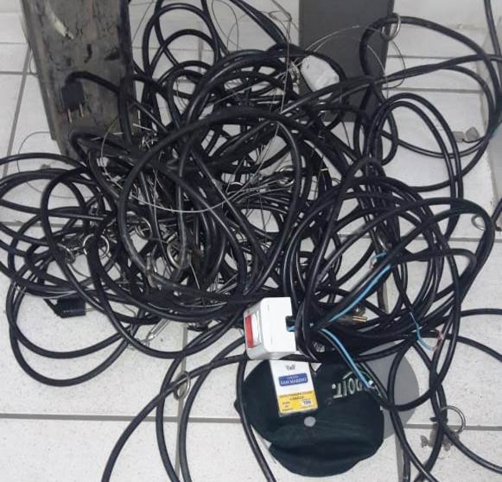 Dupla é presa por furto de fiação elétrica na zona sul de Marília