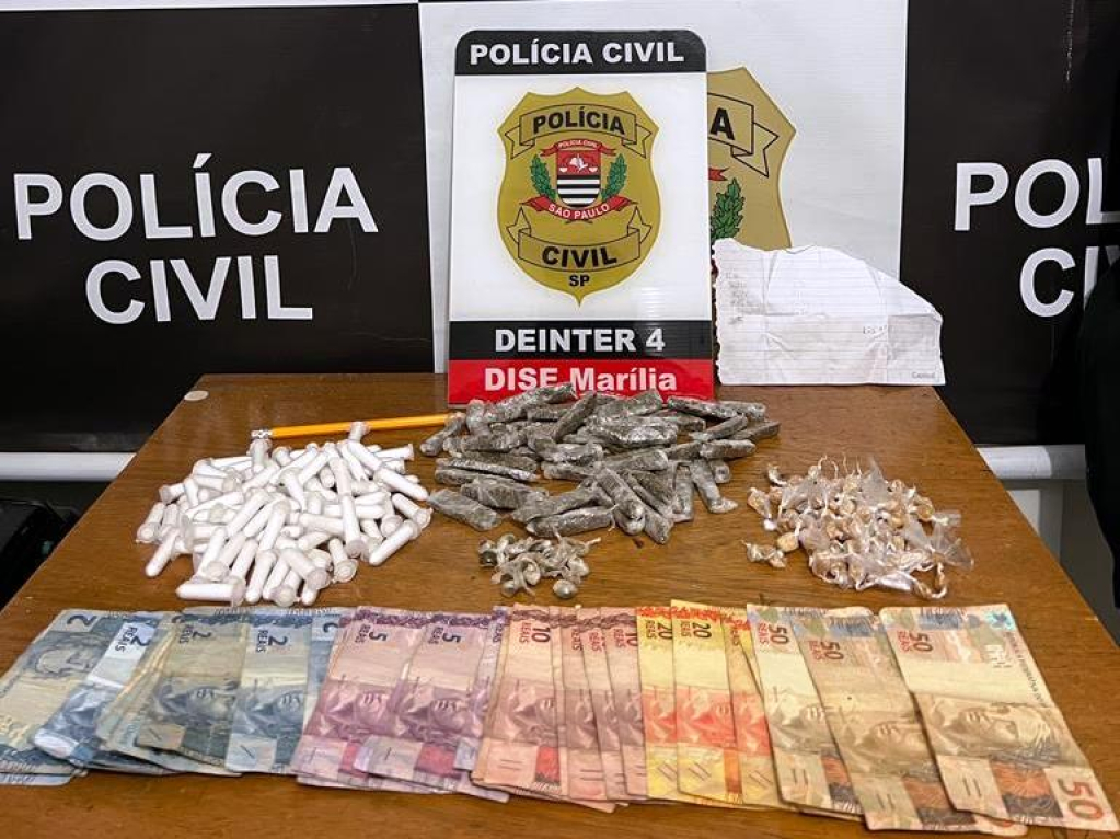 Dise flagra adolescente e adultos com maconha, cocaína, haxixe e crack