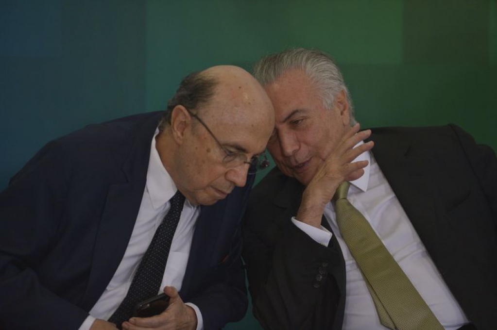 Henrique Meireles e o presidente Michel Temer – Agência Brasil