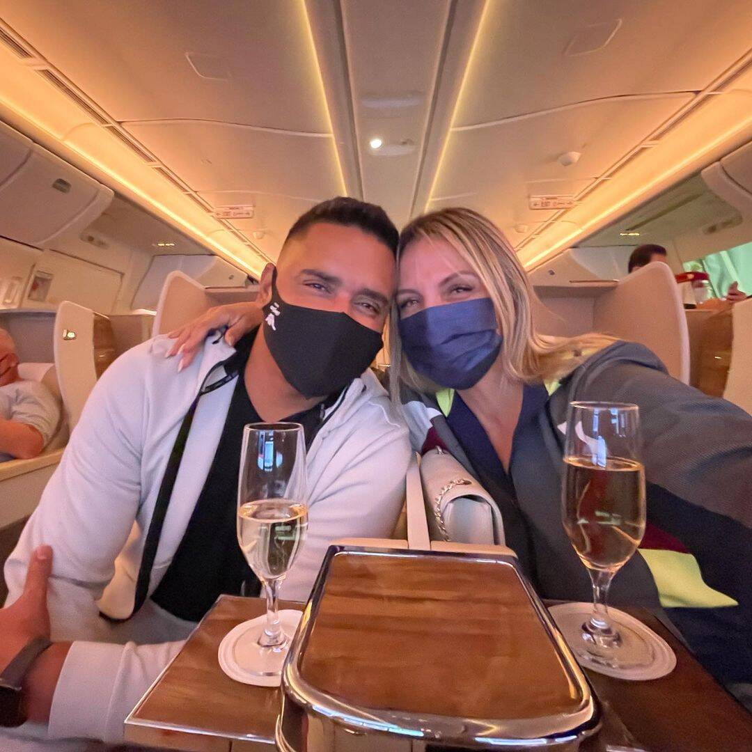 Carla Perez e Xanddy em Dubai. Foto: Reprodução/Instagram