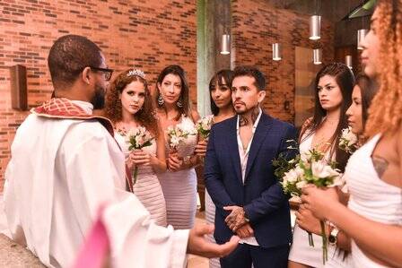 Casamento de modelo brasileiro, em SP. Foto: Divulgação CO