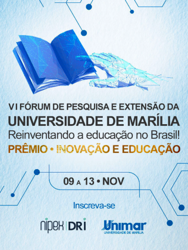 Unimar abre inscrições para Fórum de Pesquisa e Jornada de Egressos da Pós