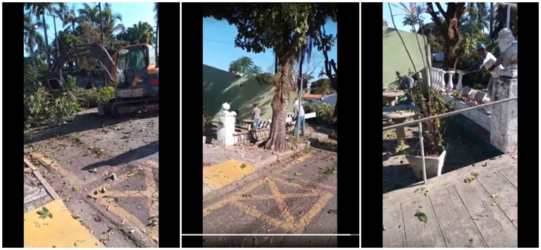 Obra de condomínio causa danos e prejuízos para cantina de Marília; assista