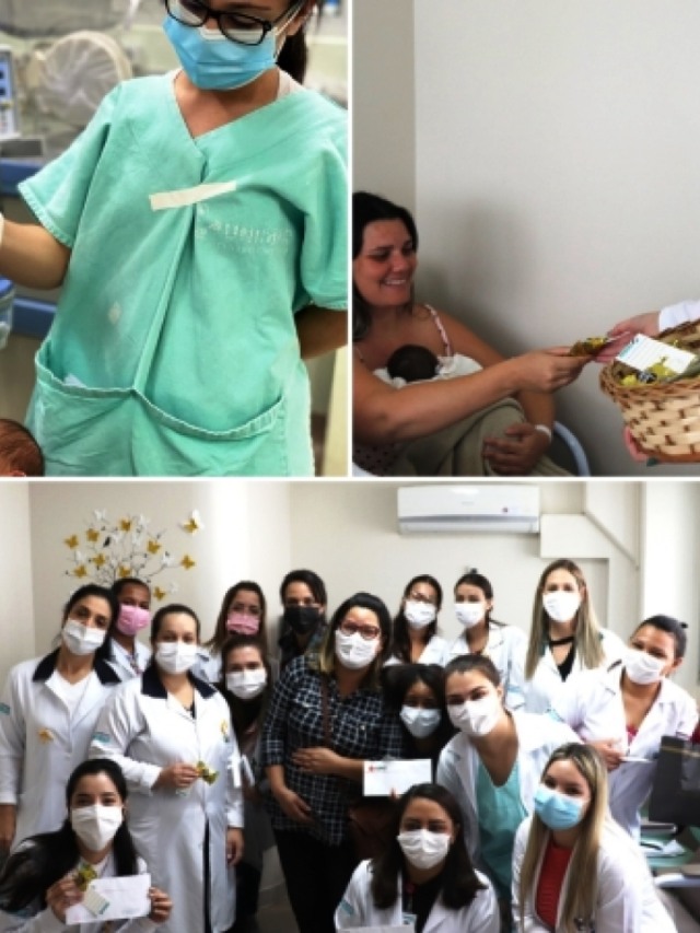 HBU conscientiza sobre o aleitamento materno no Agosto Dourado