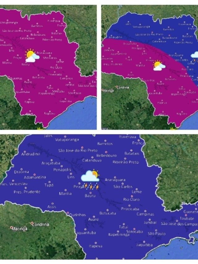 Meteorologia prevê semana com chuvas em Marília e região; veja previsões
