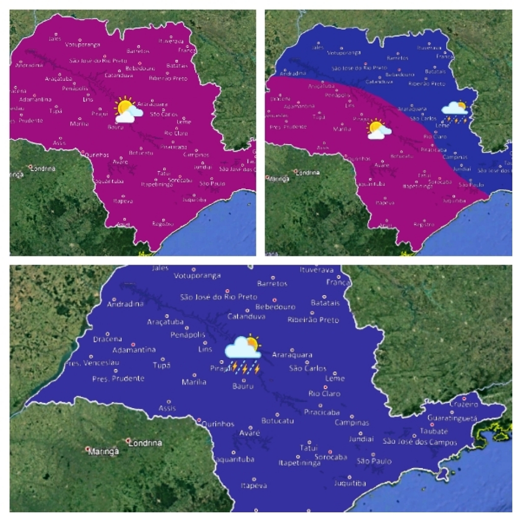 Meteorologia prevê semana com chuvas em Marília e região; veja previsões