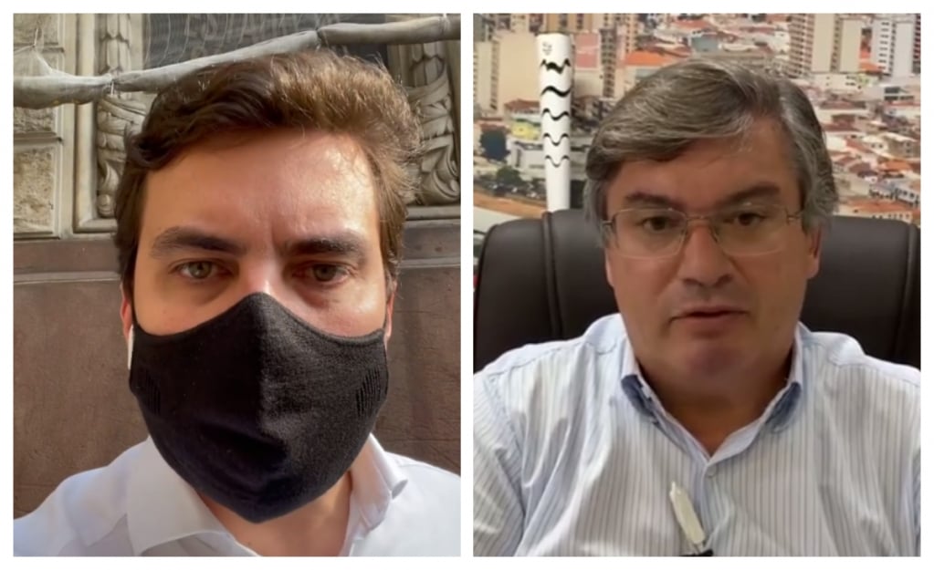 Daniel e Vinícius trocam ataques virtuais em meio à pior fase da epidemia; assista