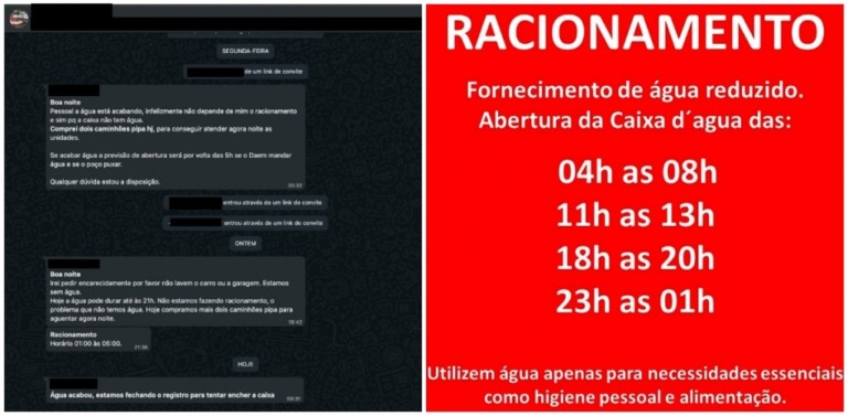 Condomínios têm racionamento de água; Daem não vai atender e caso pode ir à Justiça