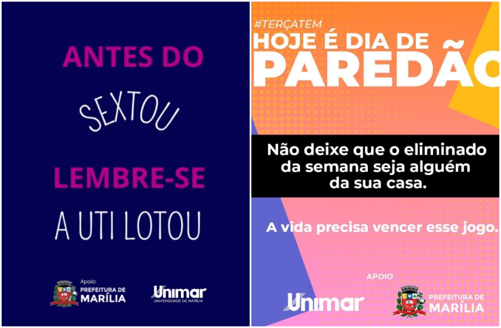 Campanha criada por alunos da Unimar repercute na prevenção contra Covid