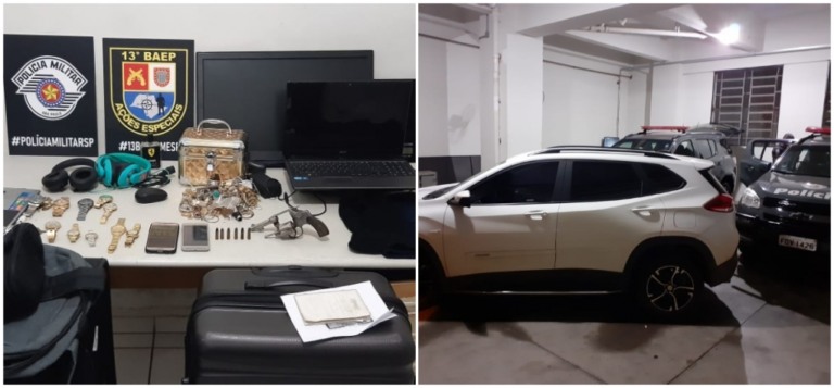 Baep detém um e identifica acusados de roubos com reféns em Marília