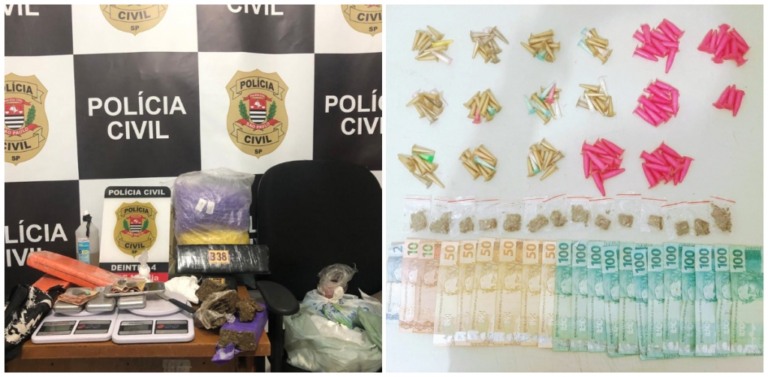 Jovem com 16 anos e pedreiro com 60 são presos por tráfico em Marília