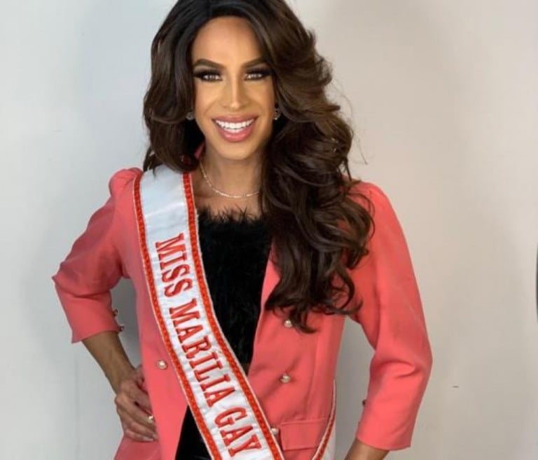 Valentina Veigga, de Marília, é eleita Miss Simpatia Gay São Paulo