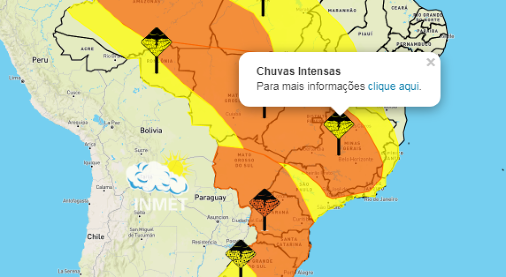 Ar quente e úmido mantém nuvens; Marília e região em alerta de chuva forte