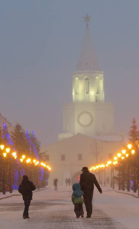 Kazan, na Rússia europeia foi conquistada pelo czar Ivan, o Terrível, em 1552. Foto: Juarez Becoza / Juarez Becoza