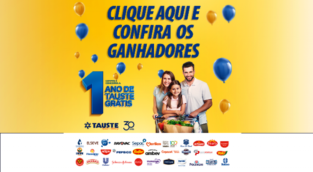 1 Ano de Tauste Grátis- Tauste Supermercados divulga ganhadores de campanha; acesse lista