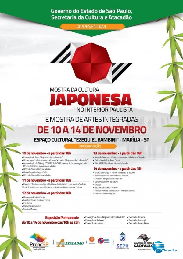 Cidade recebe Mostra da Cultura Japonesa no Interior Paulista