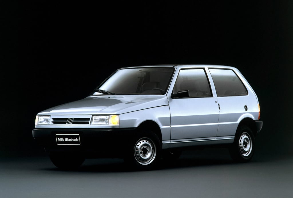 Fiat Uno Mille. Foto: Divulgação