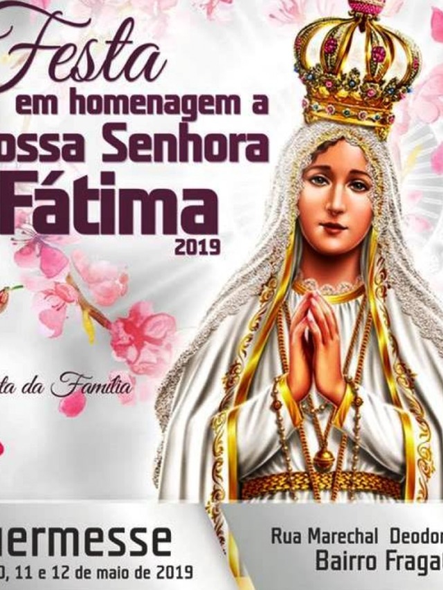 Quermesse vai encerrar semana de Nossa Senhora de Fátima em Marília
