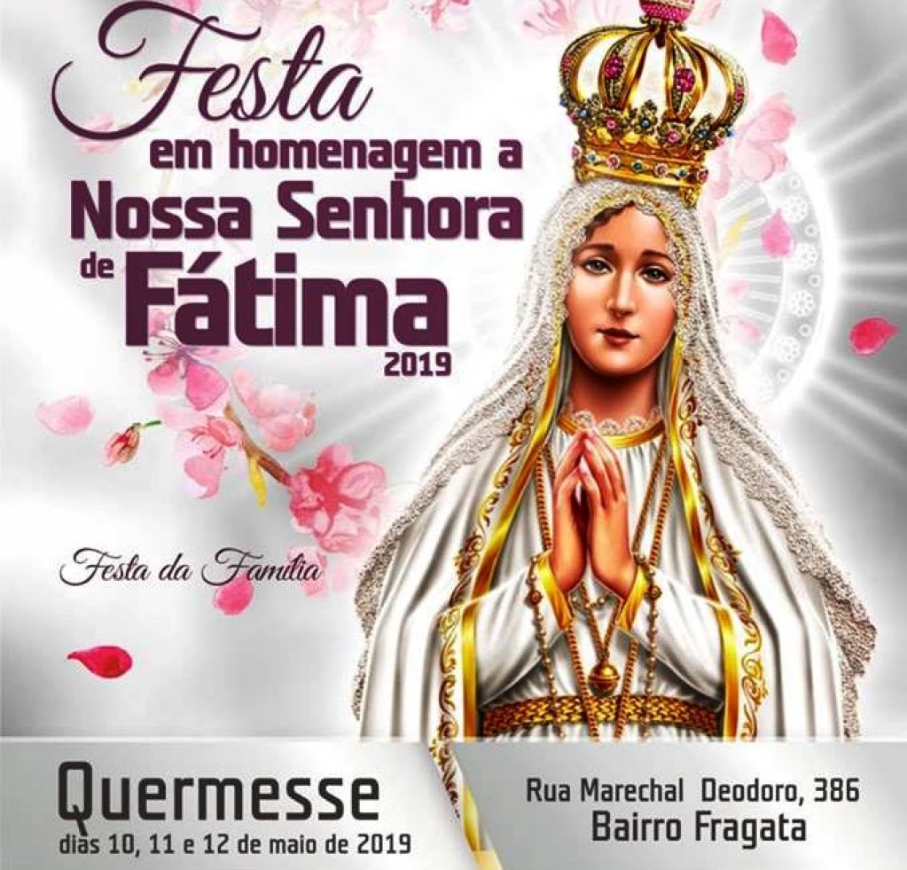 Quermesse vai encerrar semana de Nossa Senhora de Fátima em Marília