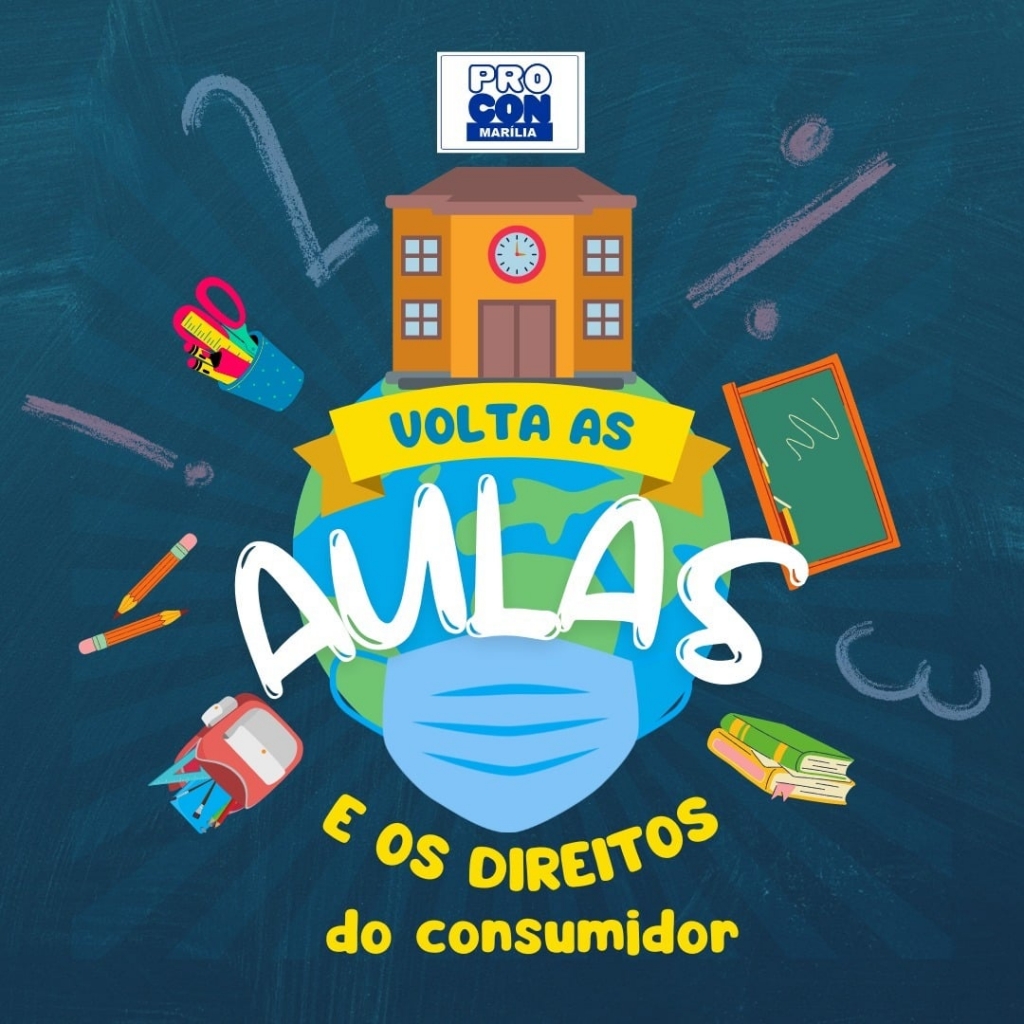 Cartilha para volta ás aulas abre série de orientações do Procon em Marília