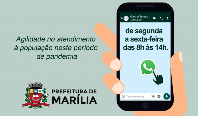 Ganha Tempo faz mil atendimentos por mensagens durante quarentena em Marília