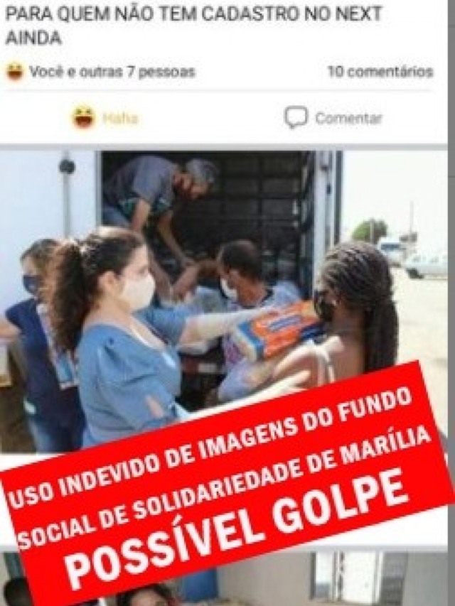 Fundo Social faz alerta contra cadastro para cestas básicas em Marília