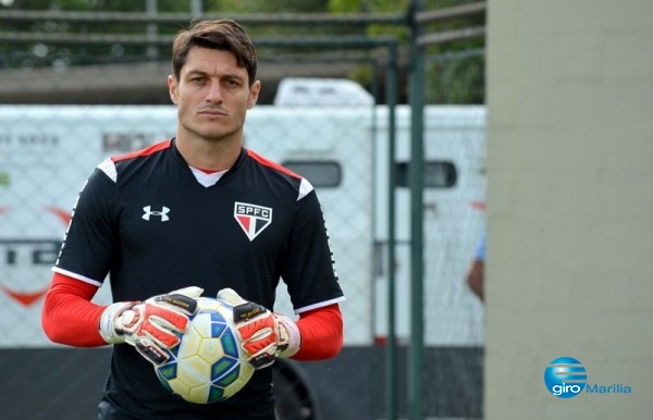 Denis substitui Rogério Ceni na partida – Érico Leonan/saopaulofc.net