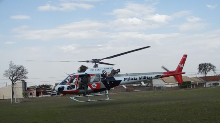 Operação da PM em Marília tem patrulhas de moto e apoio do helicóptero Águia