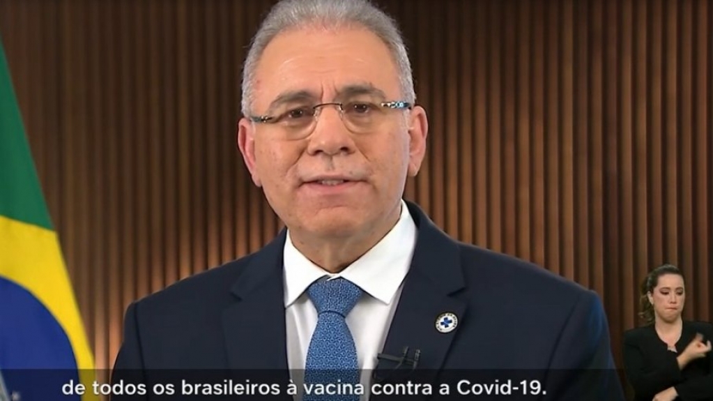 Em rede nacional, Queiroga pede para a população tomar 2ª dose contra a Covid-19