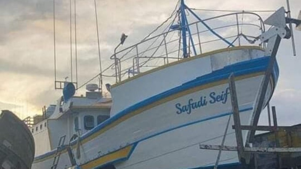 Reprodução/redes sociais Barco desapareceu na noite de sexta-feira (16) em região atingida por ciclone