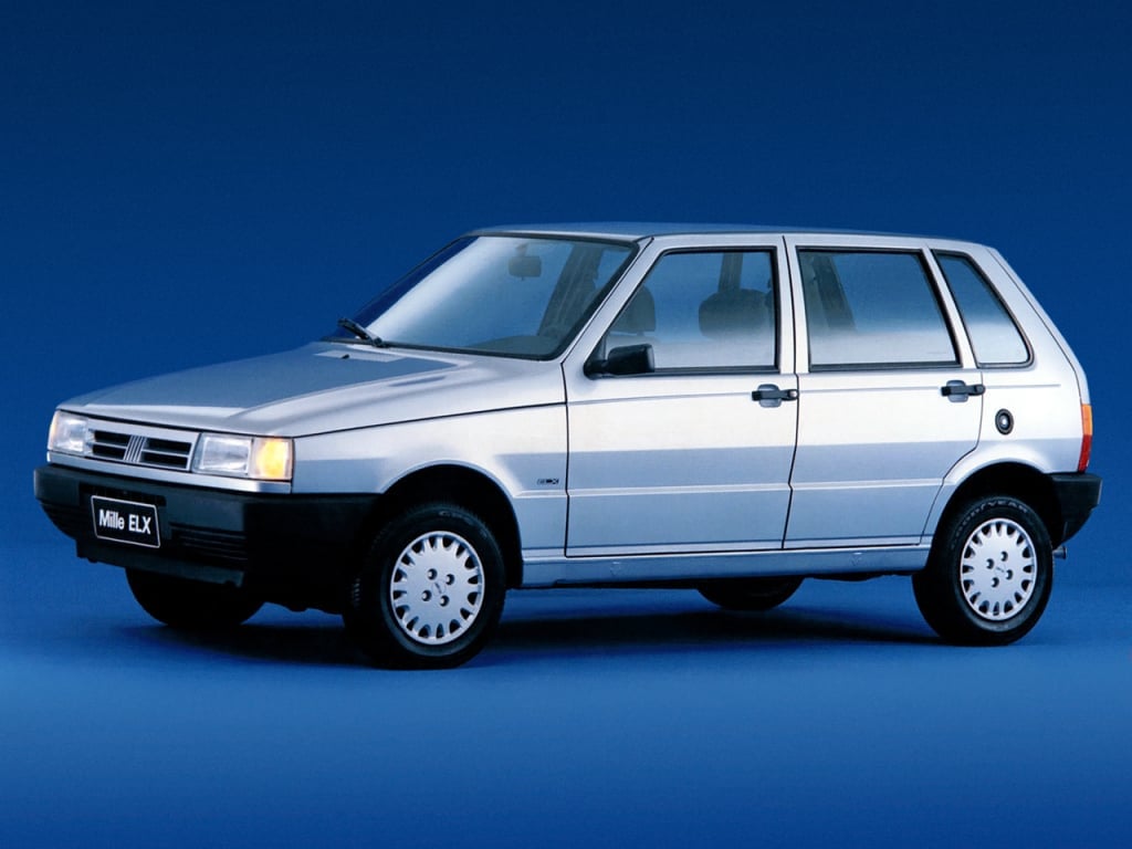 Fiat Uno Mille. Foto: Divulgação