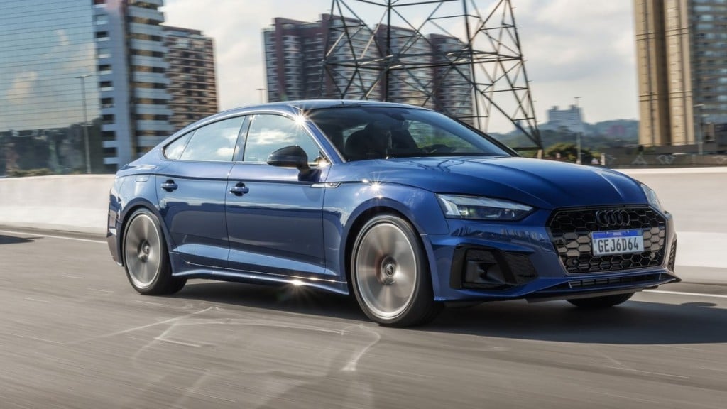 Divulgação Audi A5 Sportback Carbon Edition tem detalhes em fibra de carbono