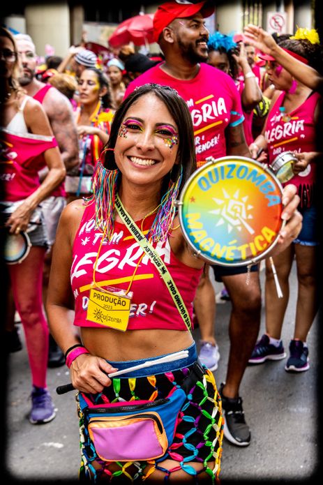 Bloco Quizomba, com a bateria 