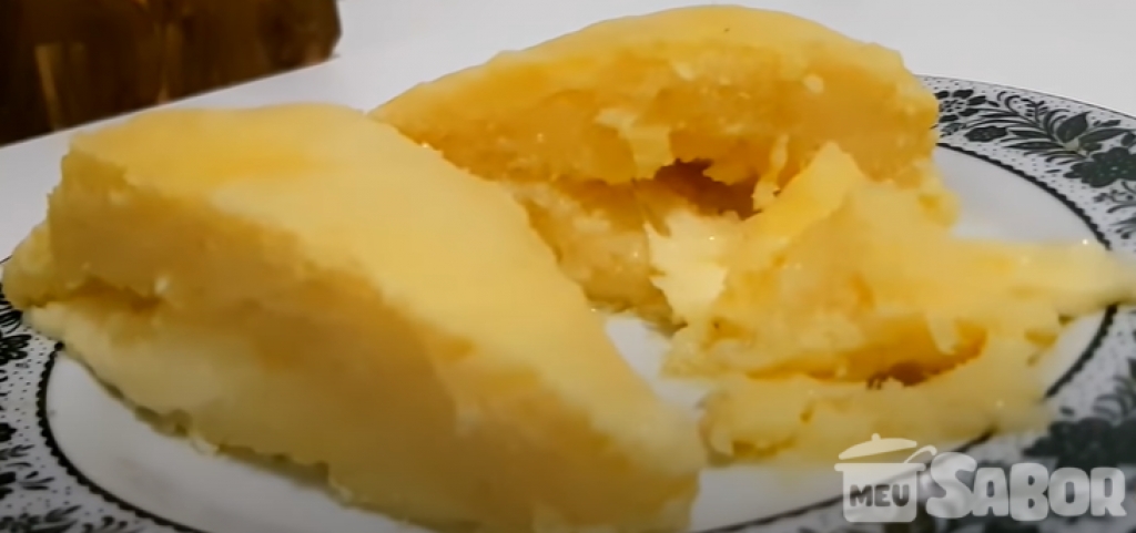 Pamonha com queijo