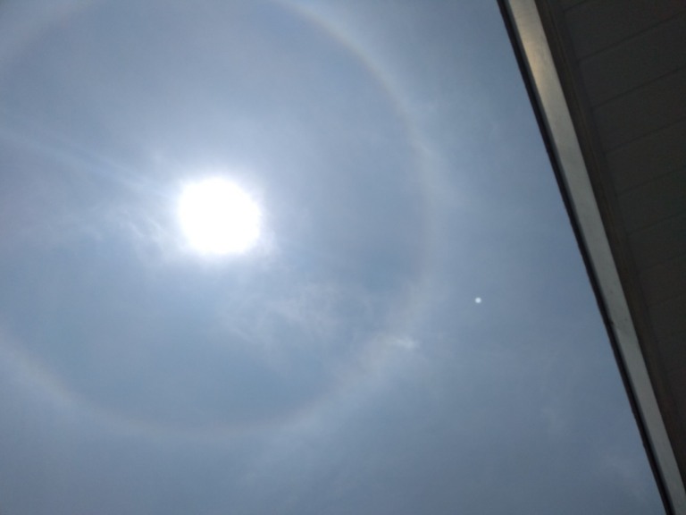 Moradora registra halo solar em Marília; entende o fenômeno