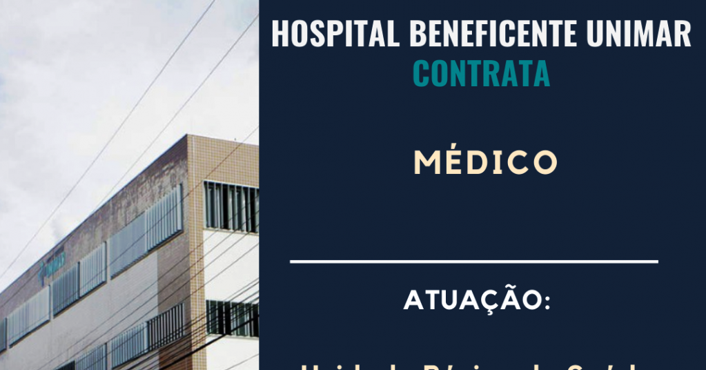 HBU contrata médico, técnico de enfermagem e copeira em Marília