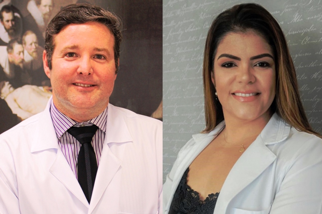 Médicos Roberto Tussi Jr e Iara Alves Coelho Sganzella, do HC Famema