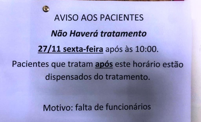 Pacientes com câncer ficam sem radioterapia na sexta; HC prevê reposição