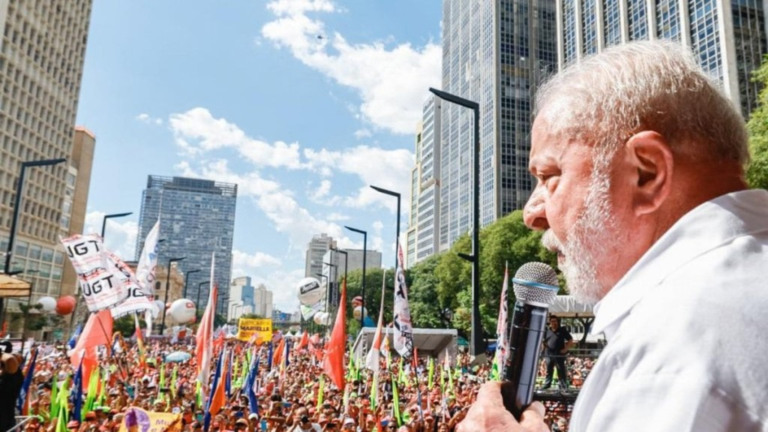 Ricardo Stuckert/ Governo Federal: 01.05.2023 Lula em evento das centrais sindicais em São Paulo
