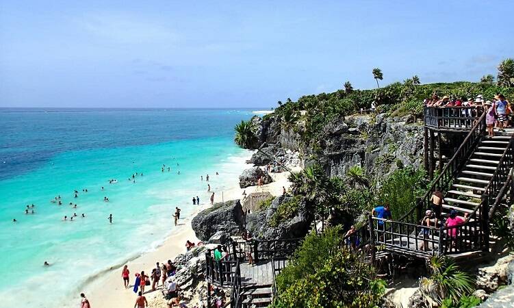 Ruínas Tulum, no México. Foto: Reprodução