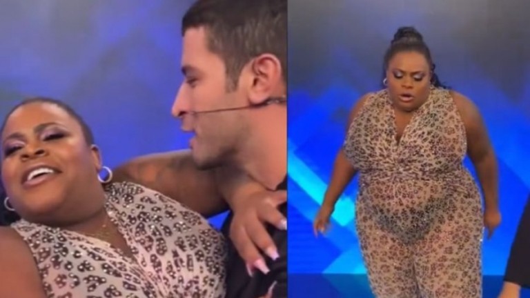 Jojo Todynho recria cena de Muda e Levi com Leandro Lima