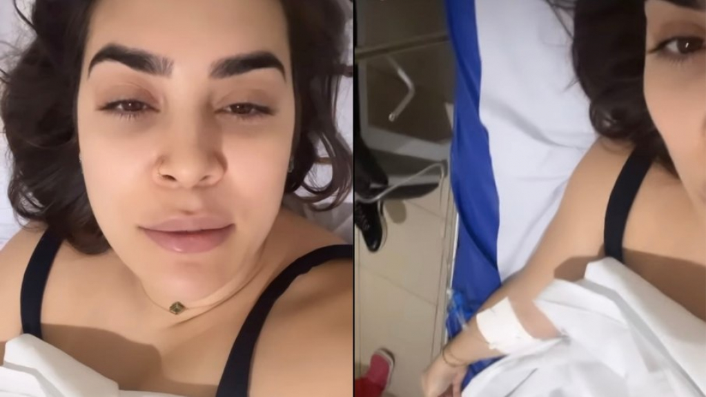 Naiara Azevedo é levada às pressas para hospital: 'Cheguei chorando'