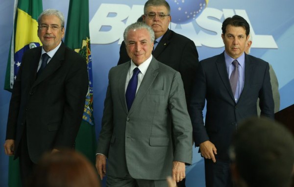 Presidente Michel Temer durante apresentação de reforma da previdência – Agência Brasil