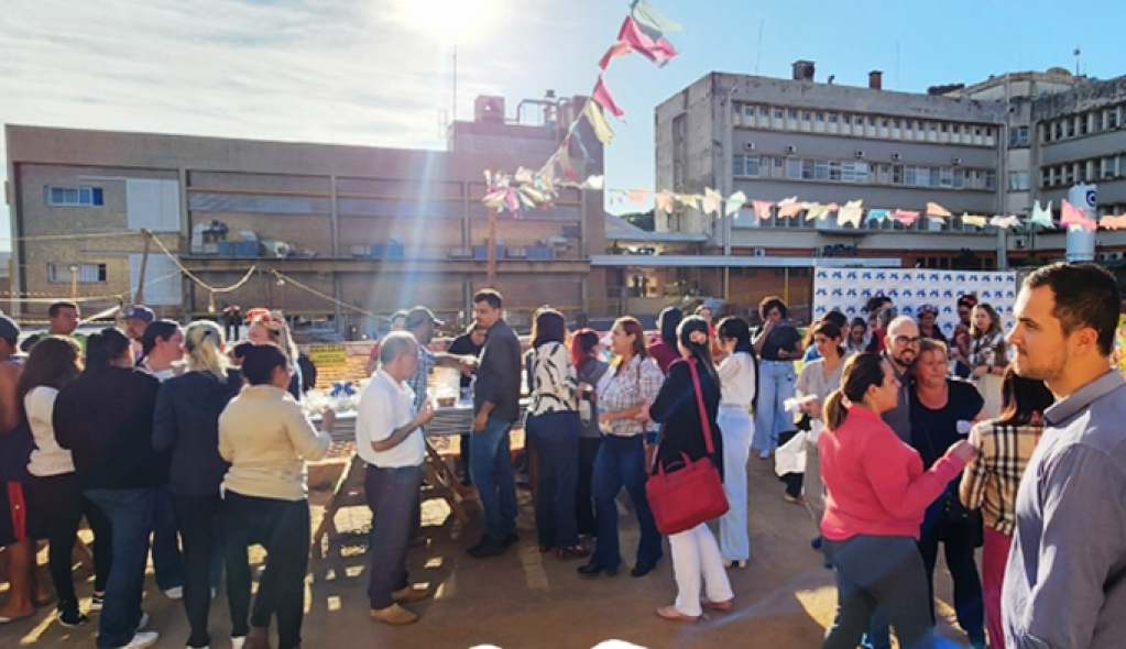 Festa junina comemora primeira loja em obra de hospital da mulher em Marília